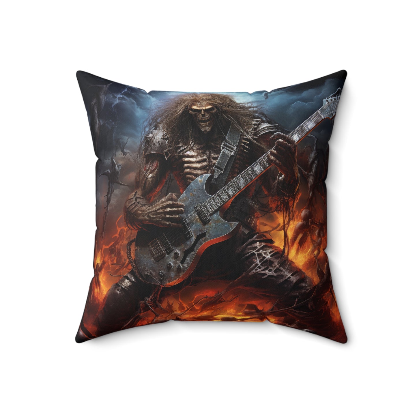 Heavy Metal #3  - Spun Polyester Pillow  - USA