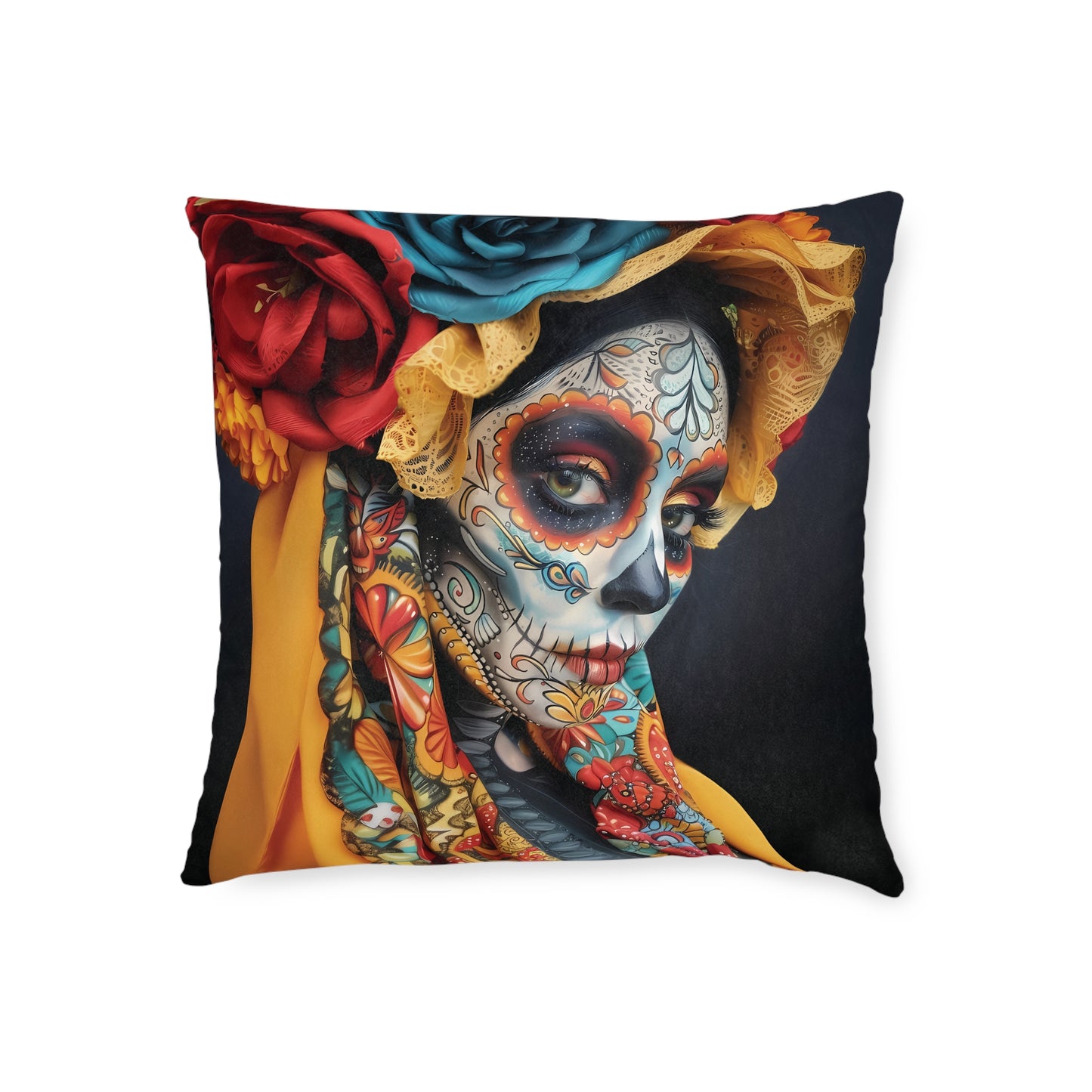 Day of The Dead - Square Pillow - UK
