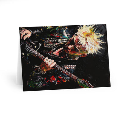 Punk Guitar - Blank Card (5 Pack) UK