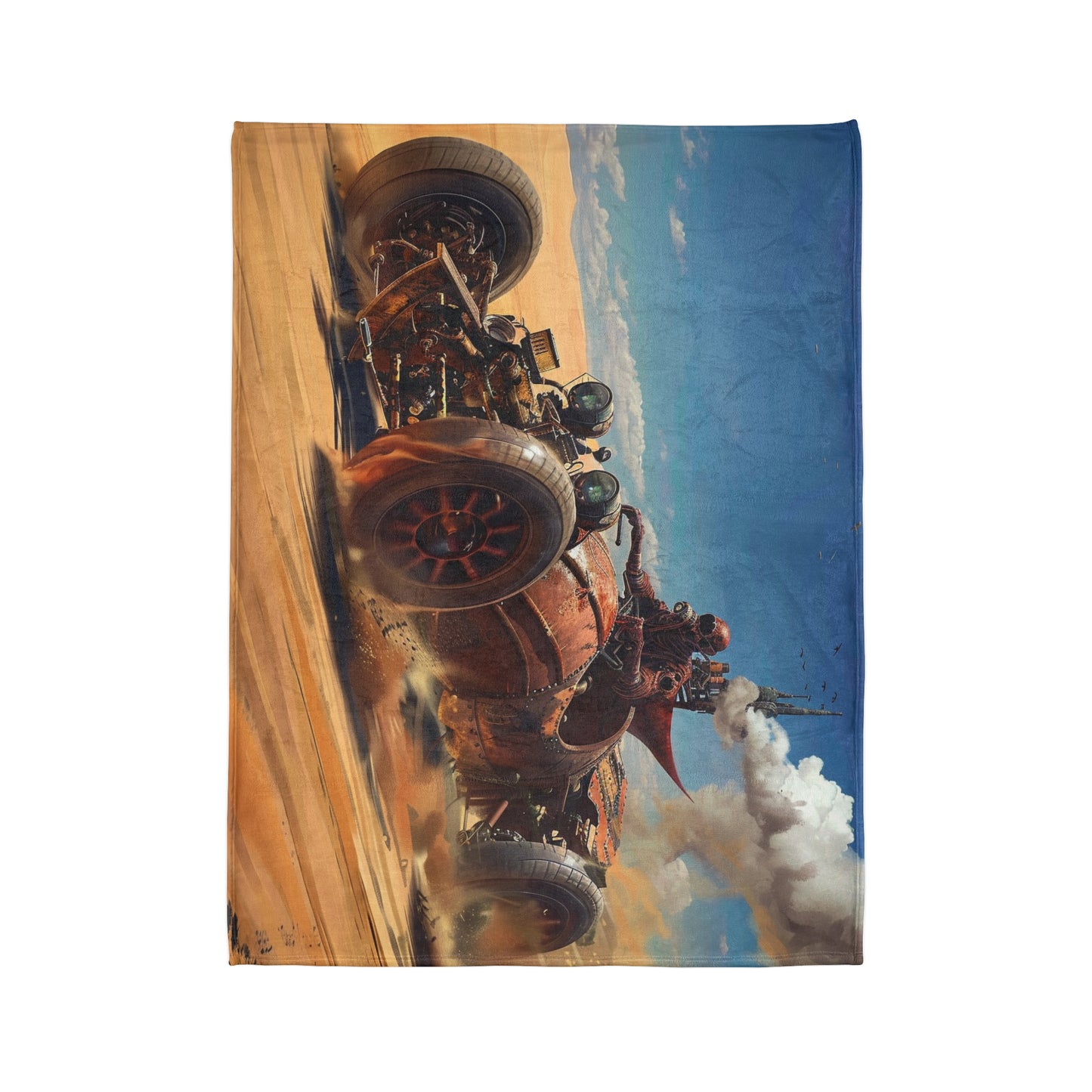 Steampunk Racer #1 - Soft Polyester Blanket