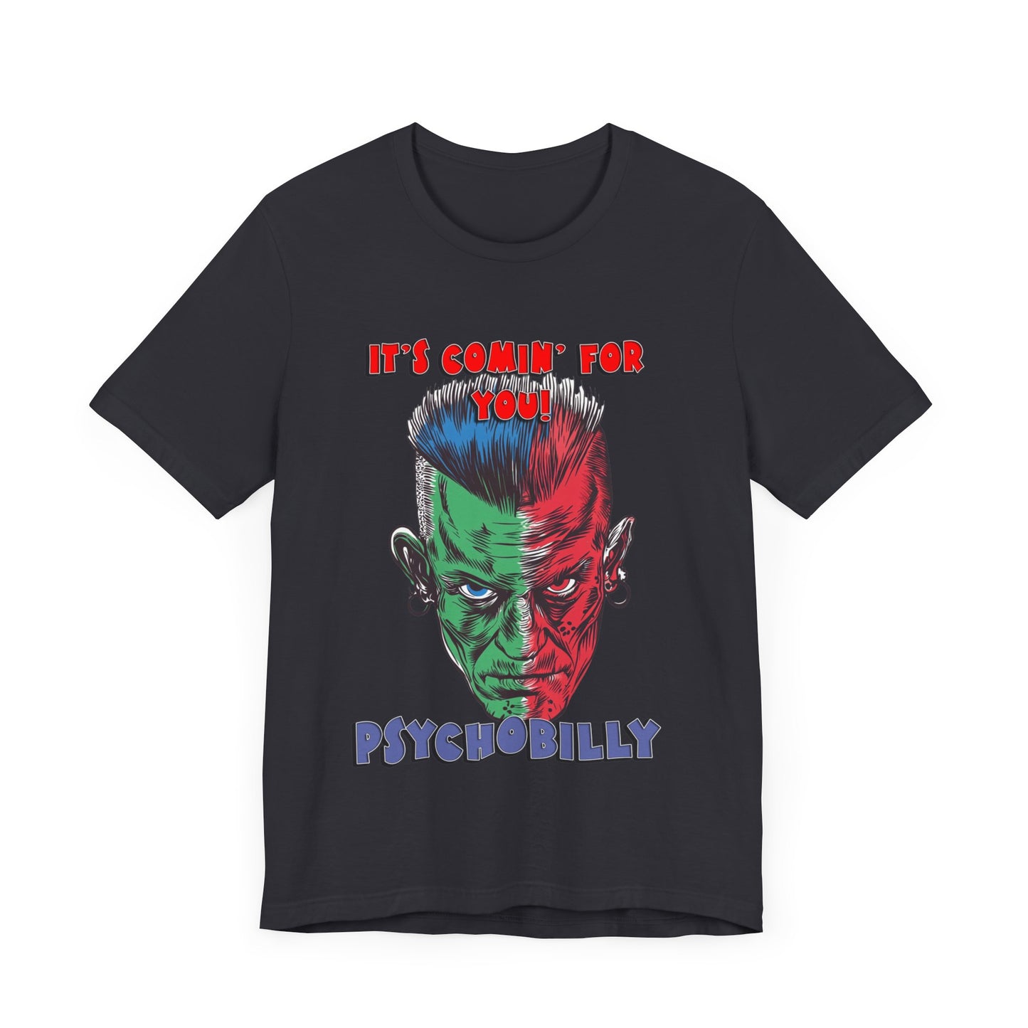 Psychobilly 1 - Jersey Short Sleeve Tee - USA