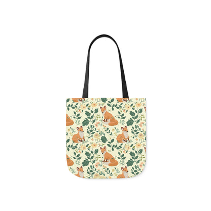 Fox Polyester Canvas Tote Bag (AOP)