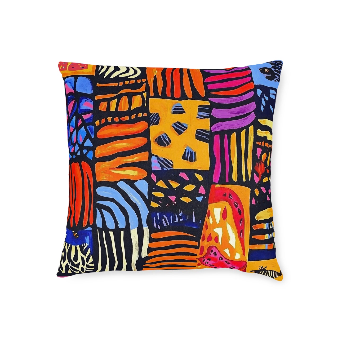 African 3 - Square Pillow - UK