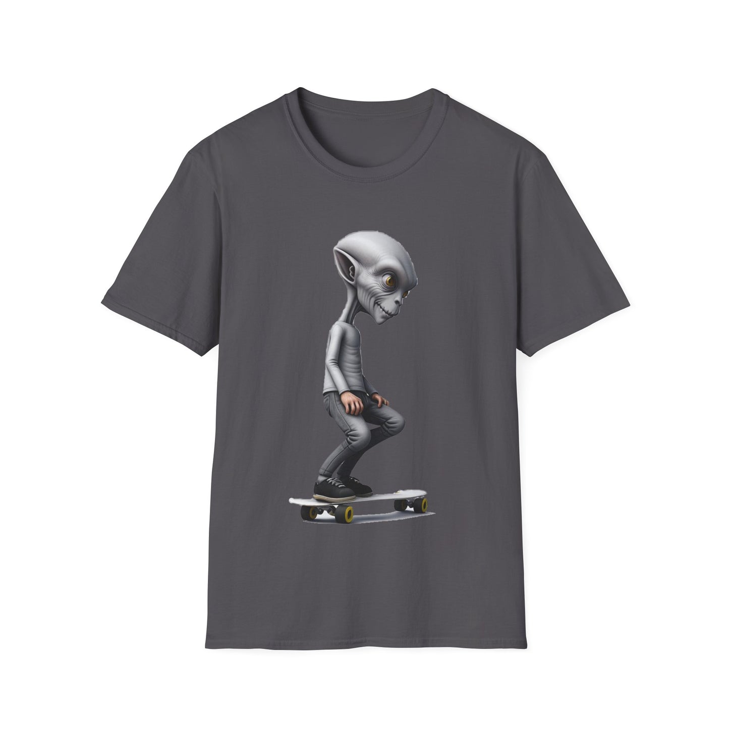 Alien Skater - Unisex Softstyle T-Shirt - UK