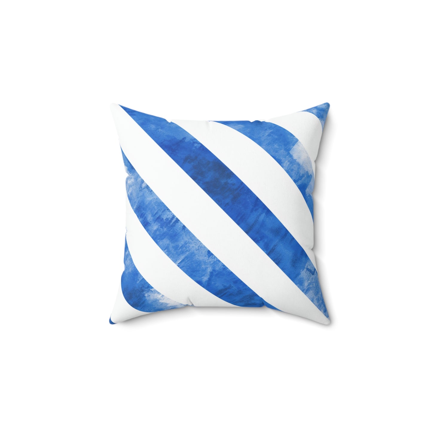 Ice Blue Popsicle - Spun Polyester Square Pillow - USA