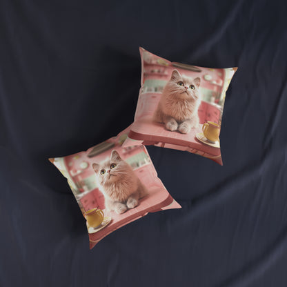 Cute Kitty 2 - Square Pillow UK