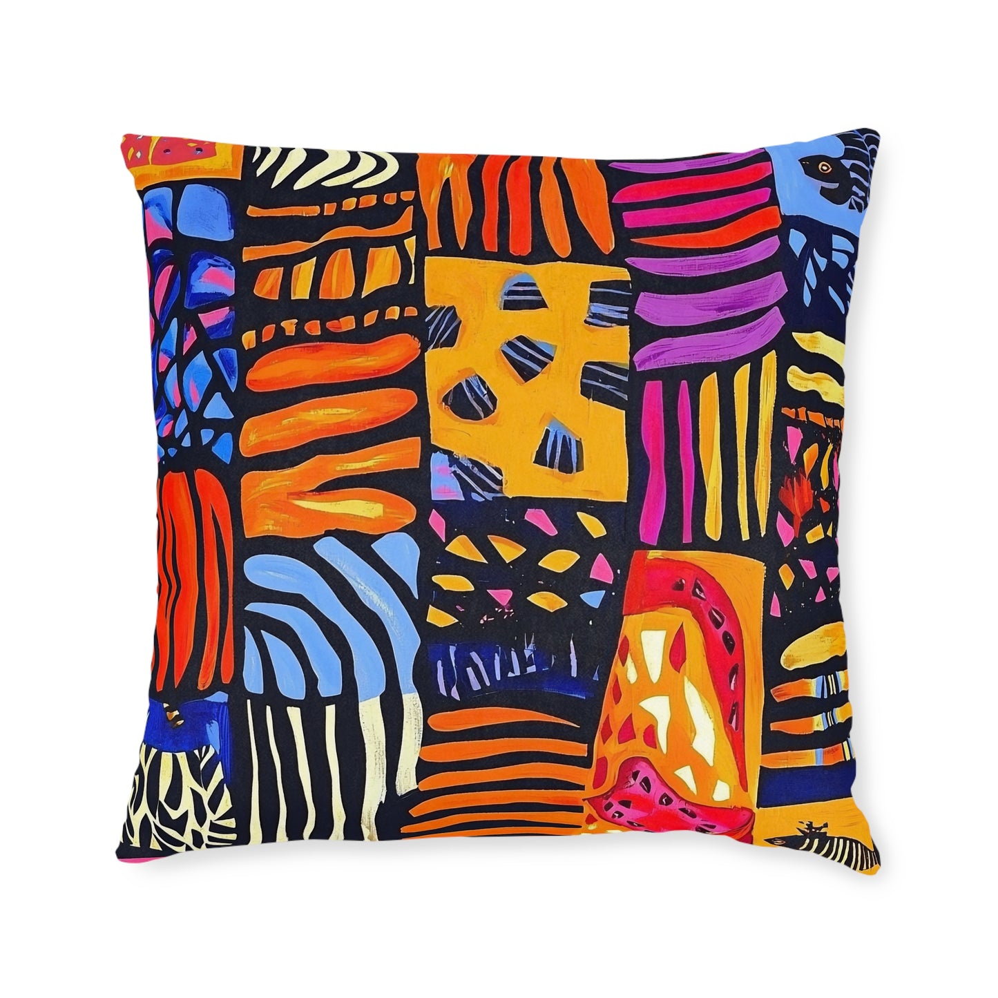 African 3 - Square Pillow - UK