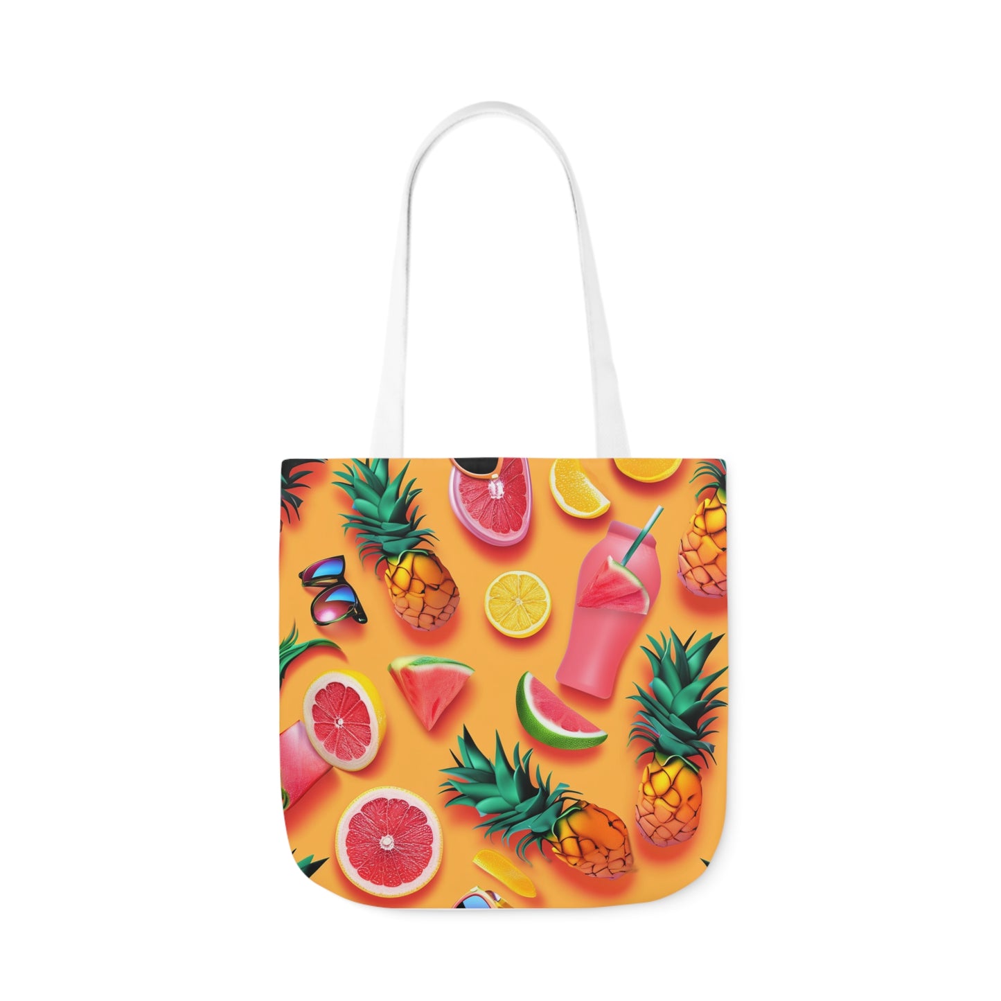 Summertime #4 - Polyester Canvas Tote Bag (AOP)