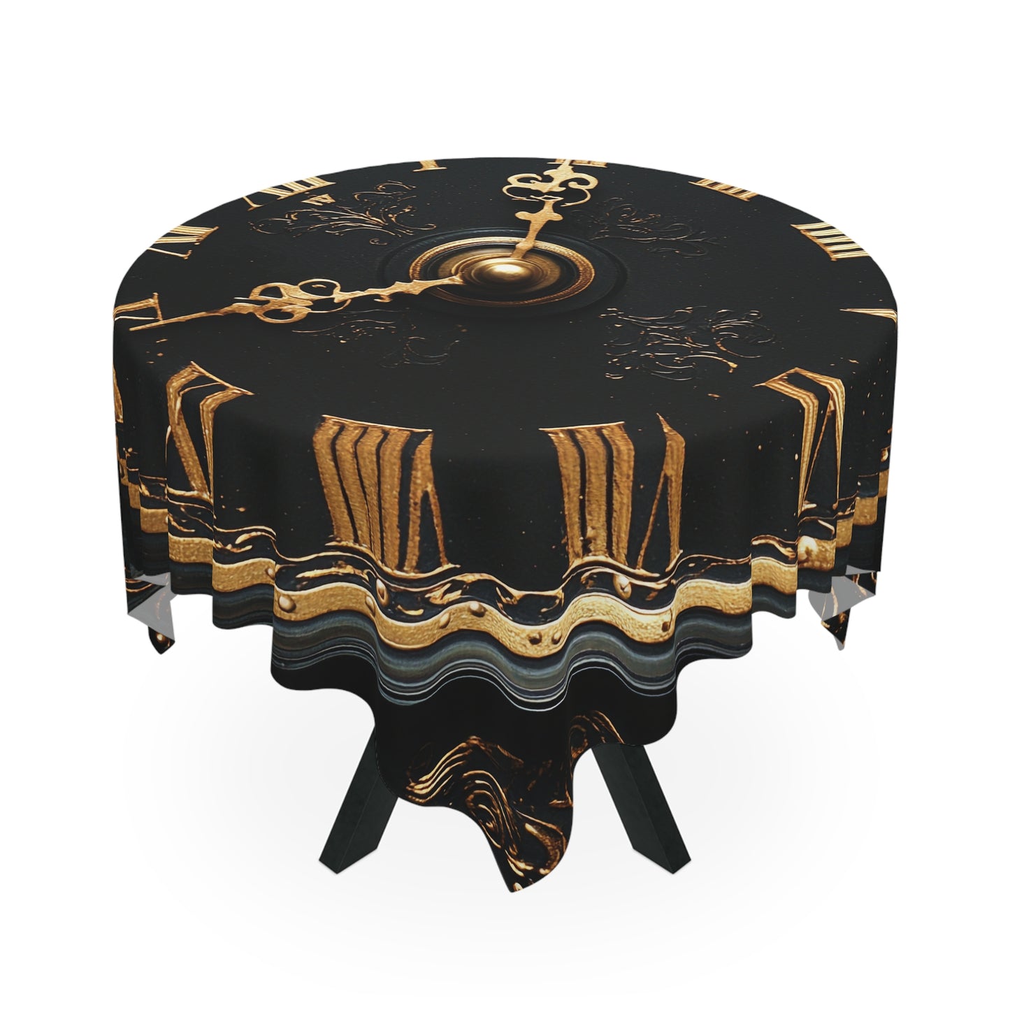 Clock face Tablecloth - Decorative Mechanical Cover for Dining & Events UK