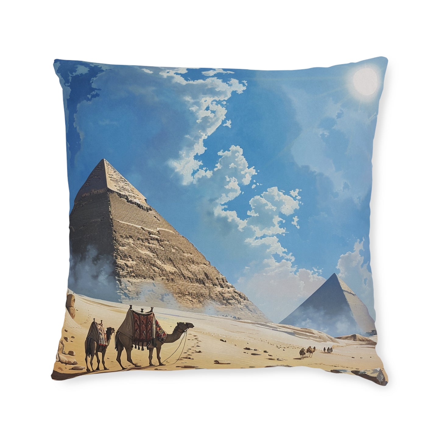 Egyptian Pyramids - Square Pillow - UK