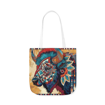 Native American Art #1 - Polyester Canvas Tote Bag (AOP)