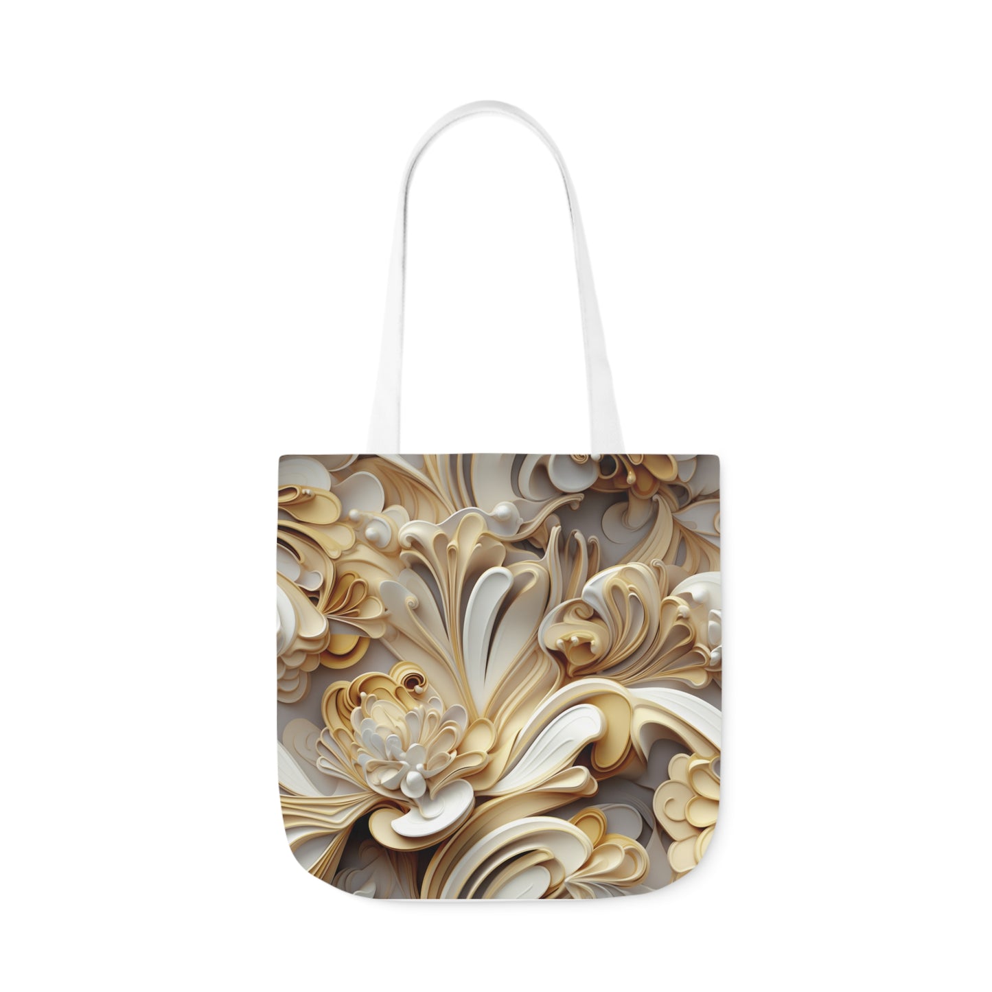 Brocade Design - Polyester Canvas Tote Bag (AOP)