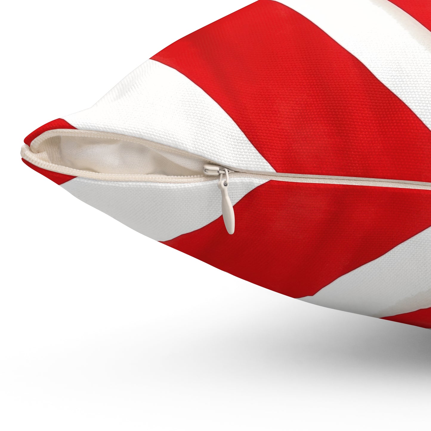 Strawberries and Cream - Spun Polyester Square Pillow - USA