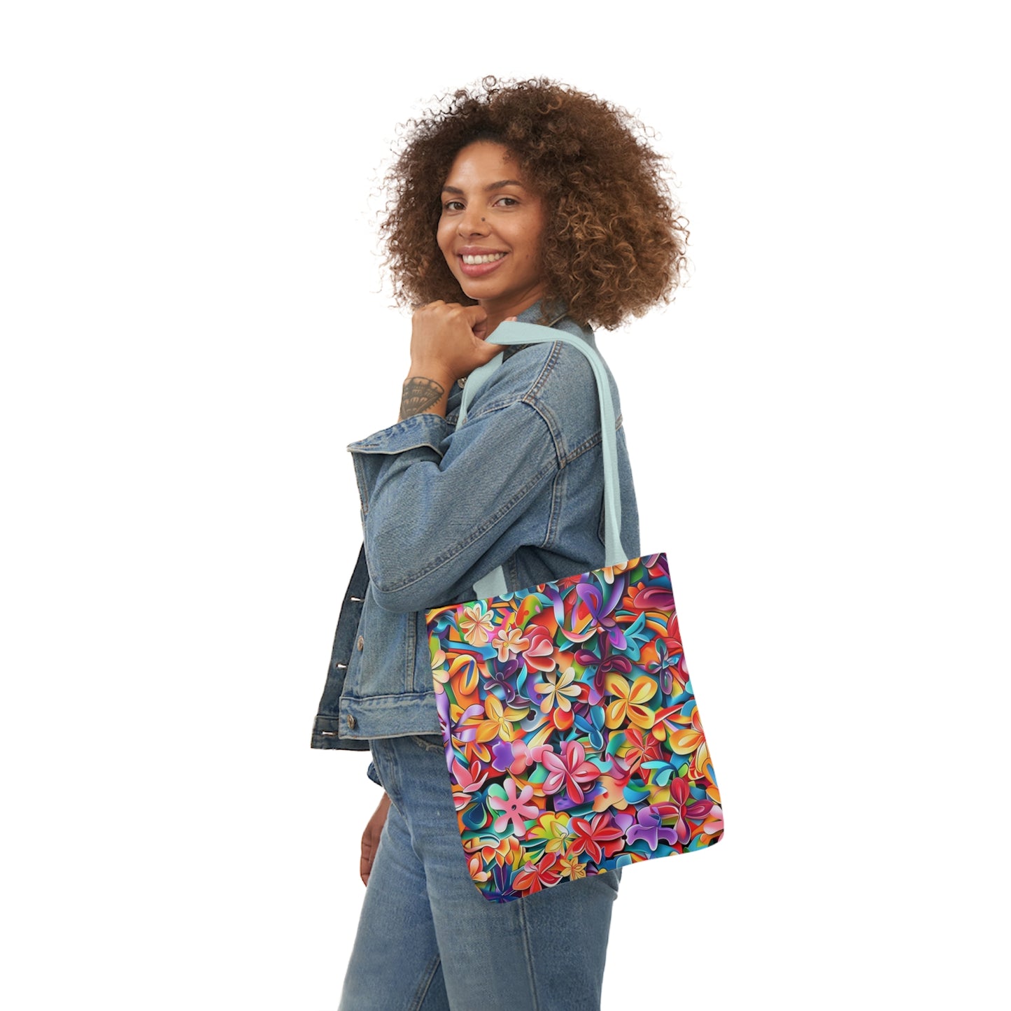 Summer Fresh - Canvas Tote Bag, 5-Color Straps - UK