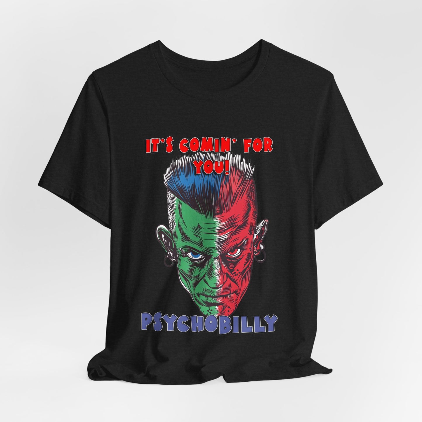 Psychobilly 1 - Jersey Short Sleeve Tee - USA
