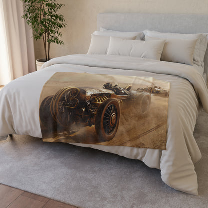 Steampunk Racer #2 - Soft Polyester Blanket