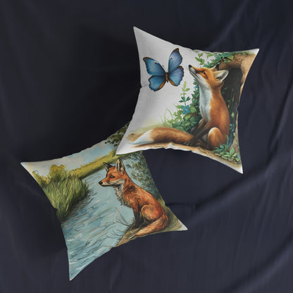 Fox 2 - Square Pillow - UK
