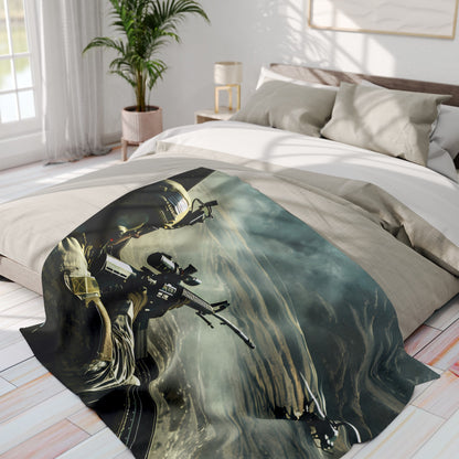 Black Hawk 1 Arctic Fleece Blanket - USA