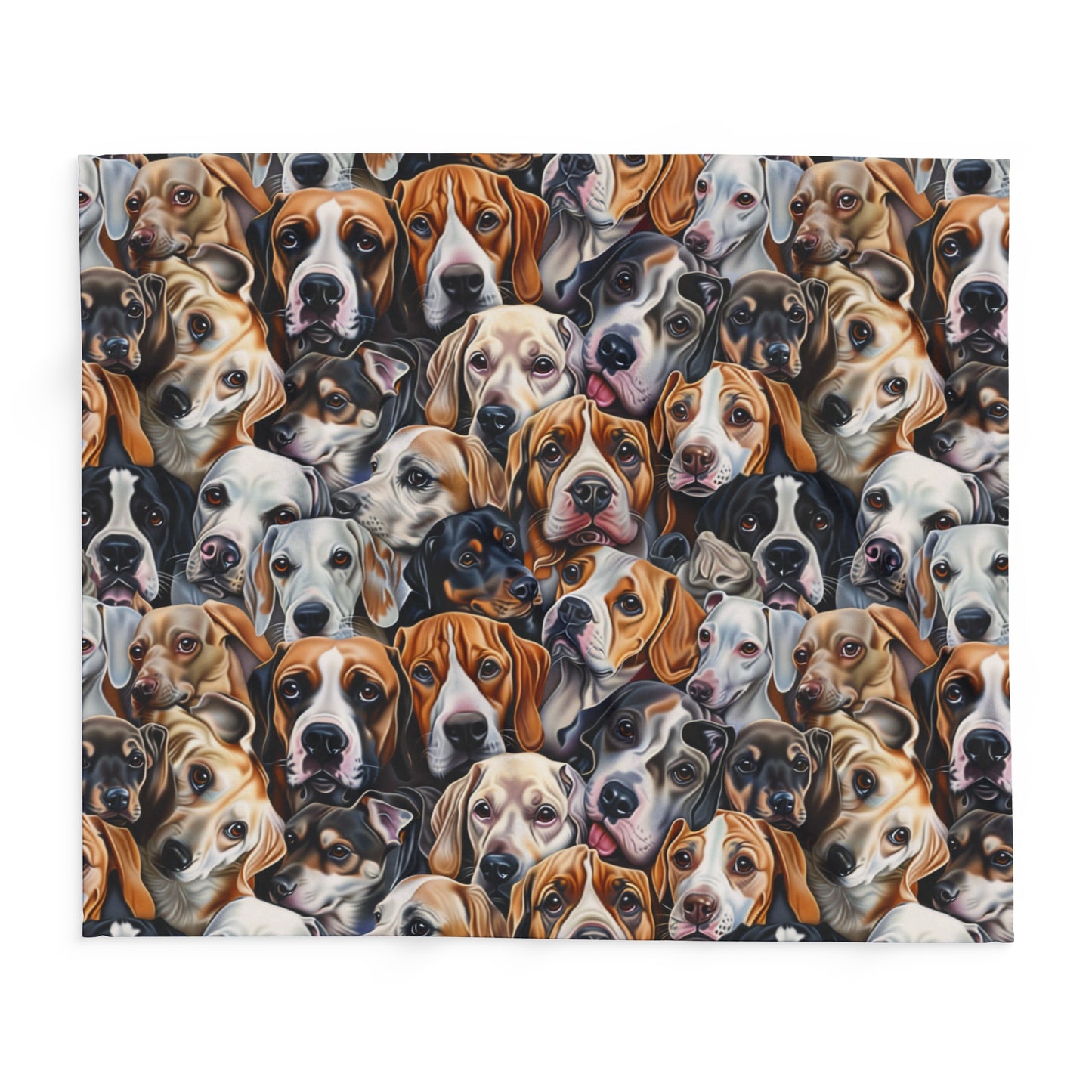 Dog Collage #1 Arctic Fleece Blanket - UK, EU