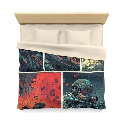 Navy SEALS Comic Book Cover - Microfiber Duvet Cover USA and UK