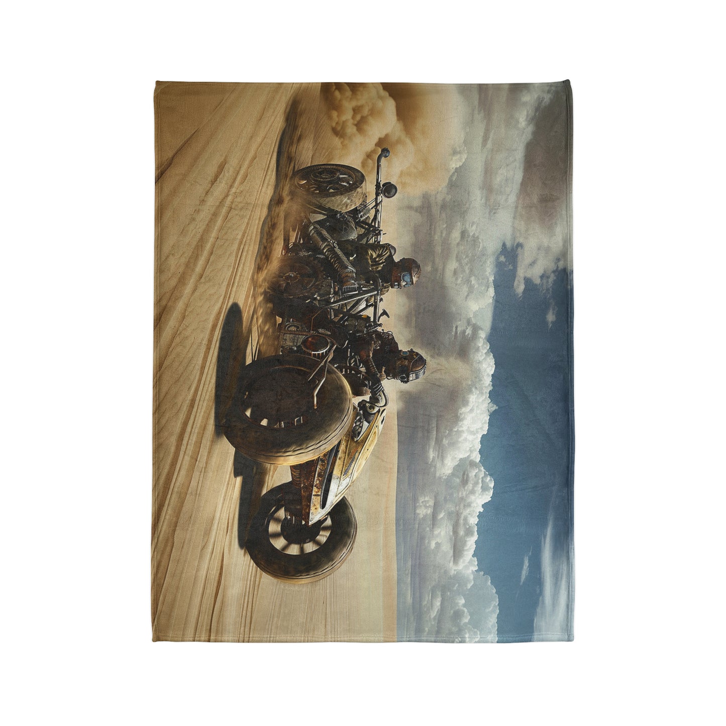 Steampunk Racer #3 - Soft Polyester Blanket