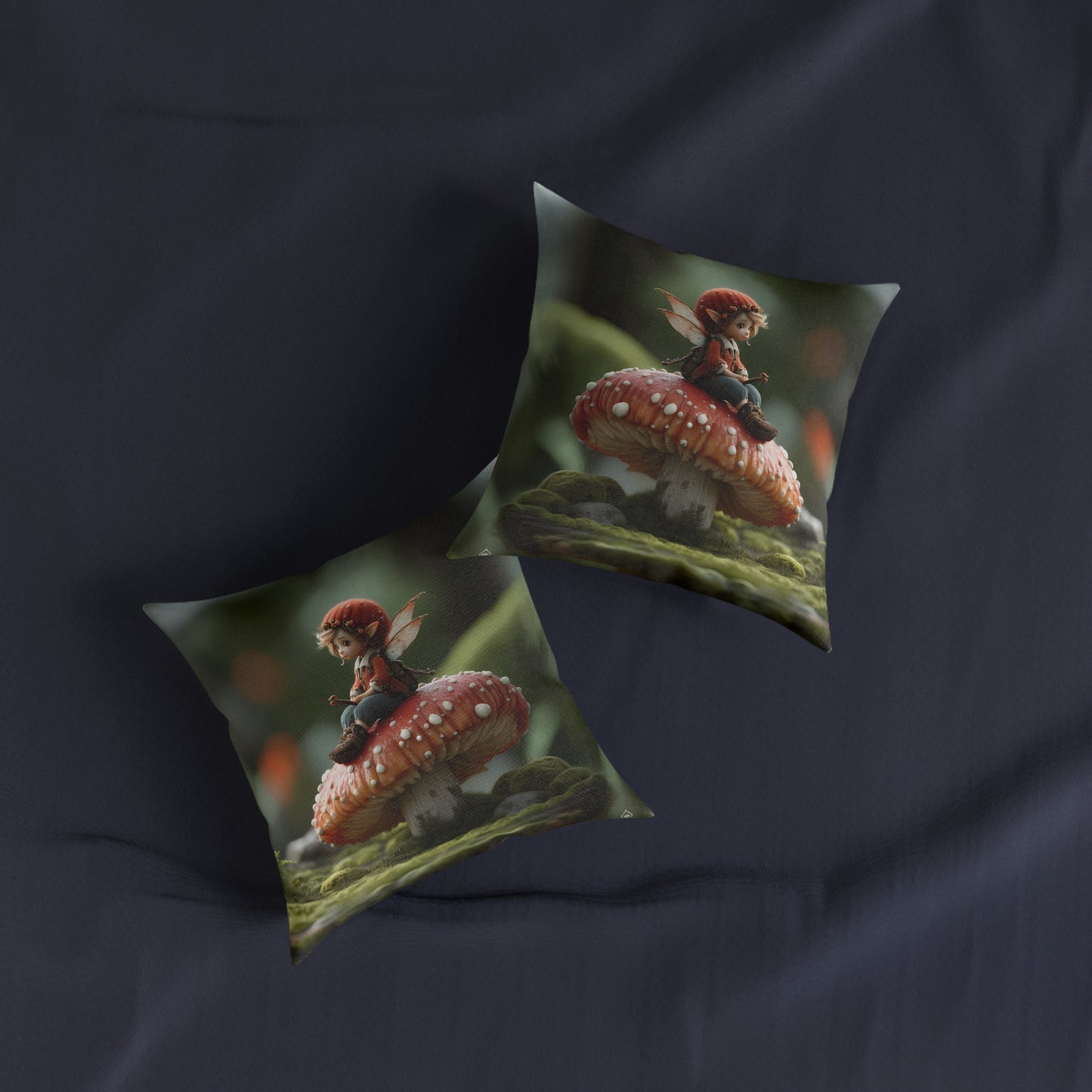 The Sad and Lonely Pixie - Square Pillow - UK