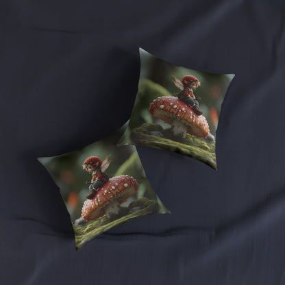 The Sad and Lonely Pixie - Square Pillow - UK