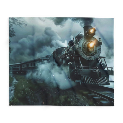 Steam Train #4 - Arctic Fleece Blanket - UK, USA