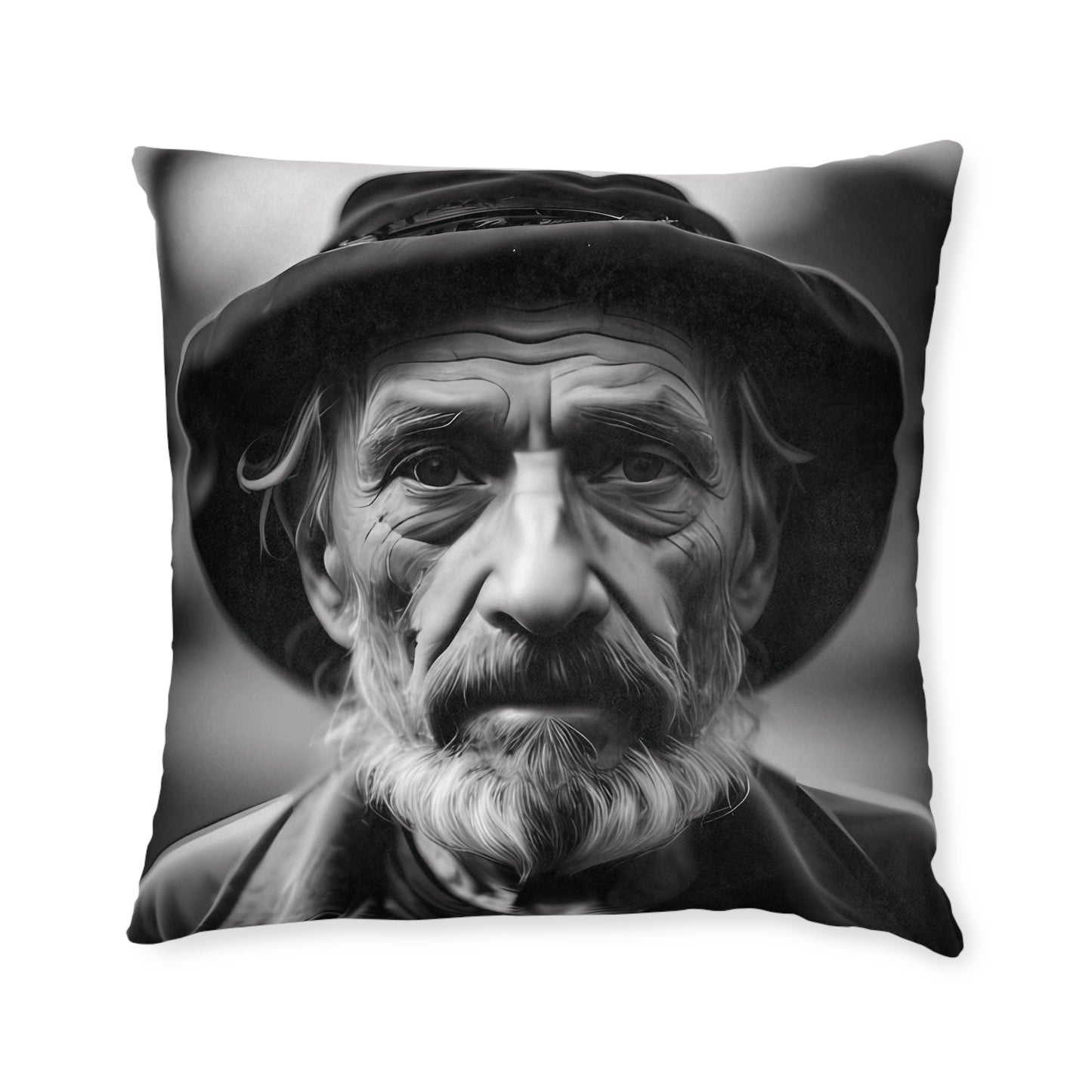 Old Man - Square Pillow - UK