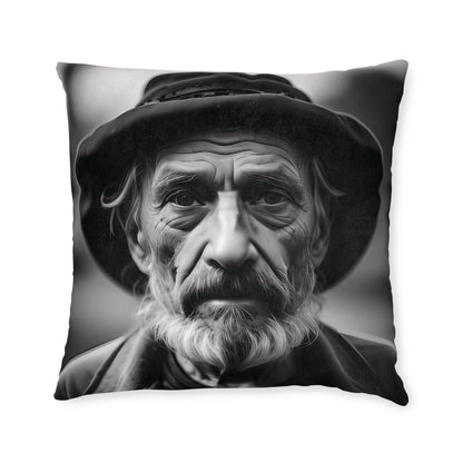 Old Man - Square Pillow - UK