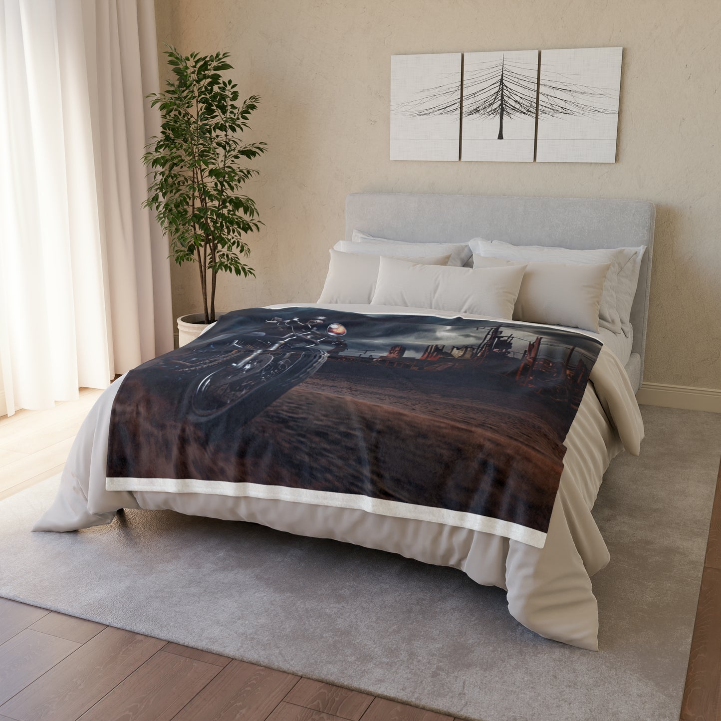 Biker #2 - Soft Polyester Blanket