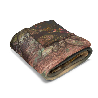 English Springtime 2 Arctic Fleece Blanket - UK, USA