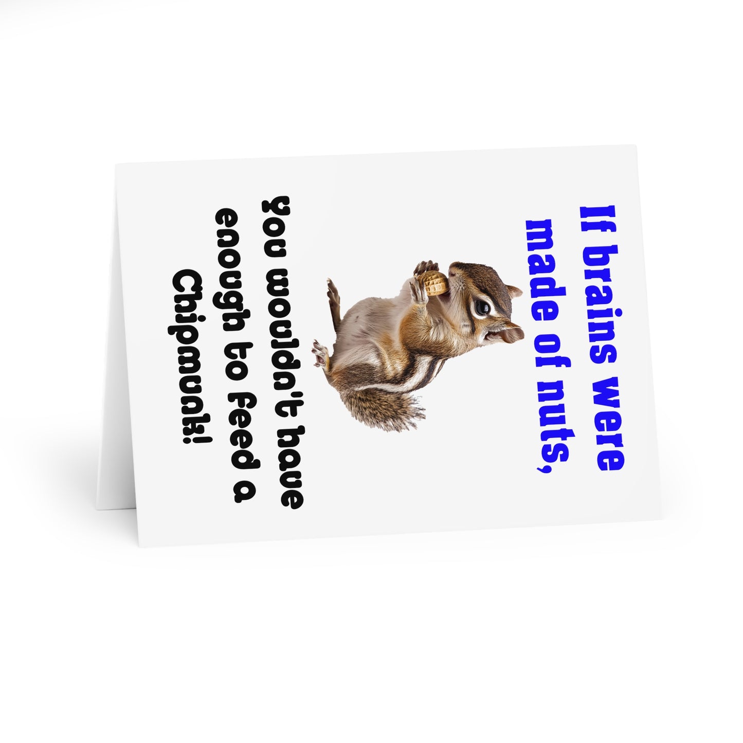 Chipmunk - Blank Card (5 Pack) UK