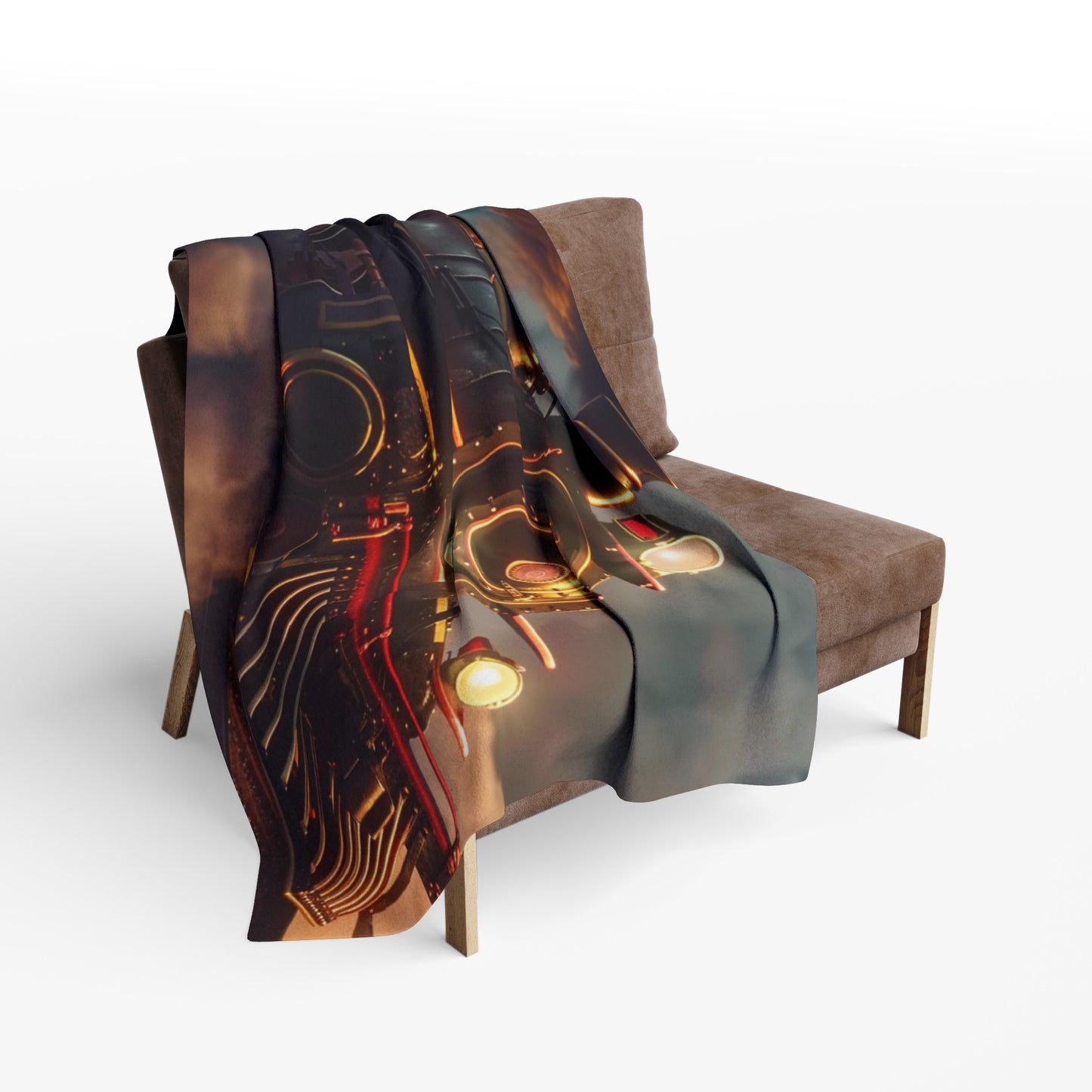 Steam Train #2 - Arctic Fleece Blanket - UK, USA