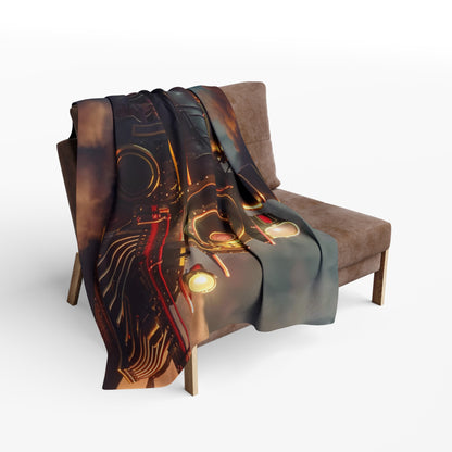 Steam Train #2 - Arctic Fleece Blanket - UK, USA