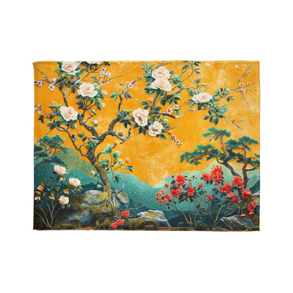 Chinoiserie #4 - Soft Polyester Blanket