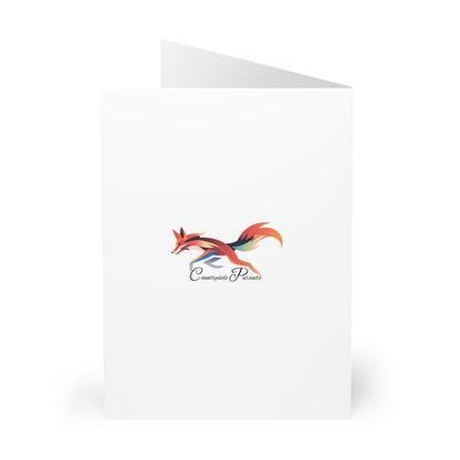 Fox Greeting Cards (5 Pack) - UK