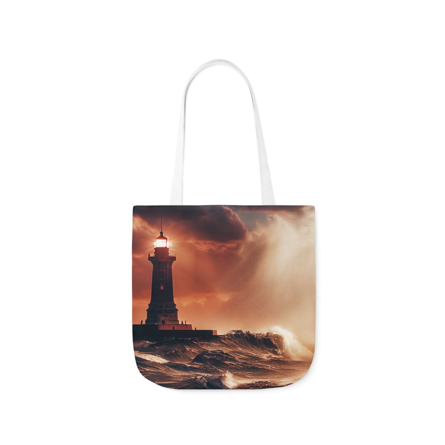 Seascape #1 - Polyester Canvas Tote Bag (AOP)