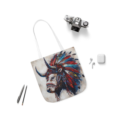 Native American Art #3 - Polyester Canvas Tote Bag (AOP)