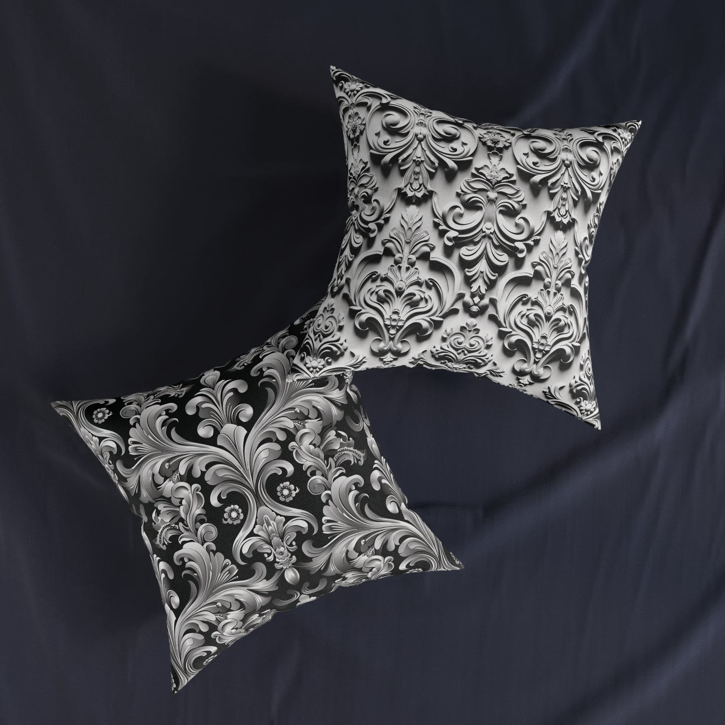 Victorian 3D - Square Pillow - UK