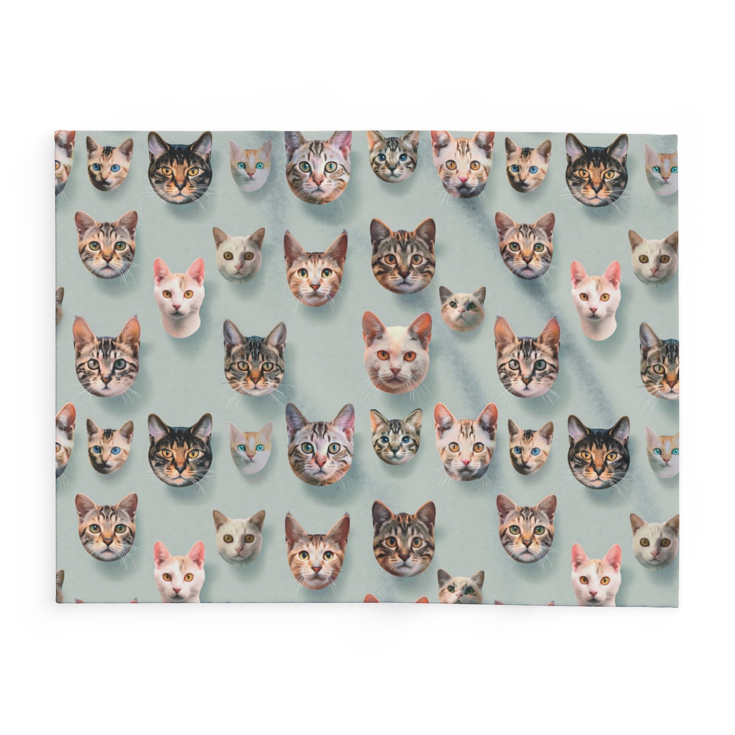 Cat Collage Arctic Fleece Blanket  -  USA