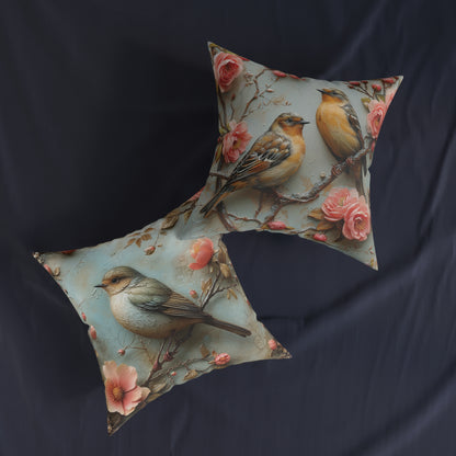 Birds 3D - Square Pillow - UK
