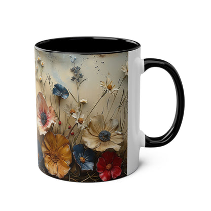 **Pressed Wild Flowers #2 - Coffee Mug 11oz  UK
