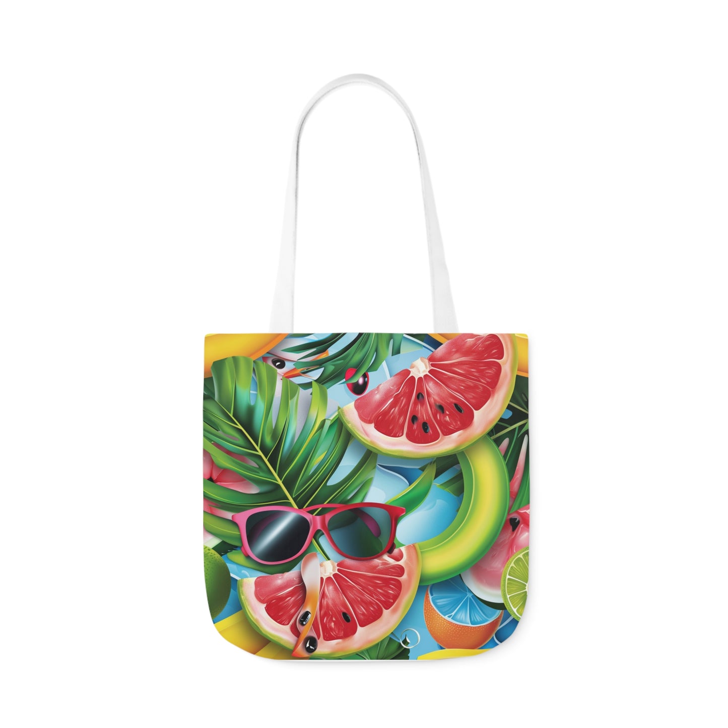Summertime #3 - Polyester Canvas Tote Bag (AOP)