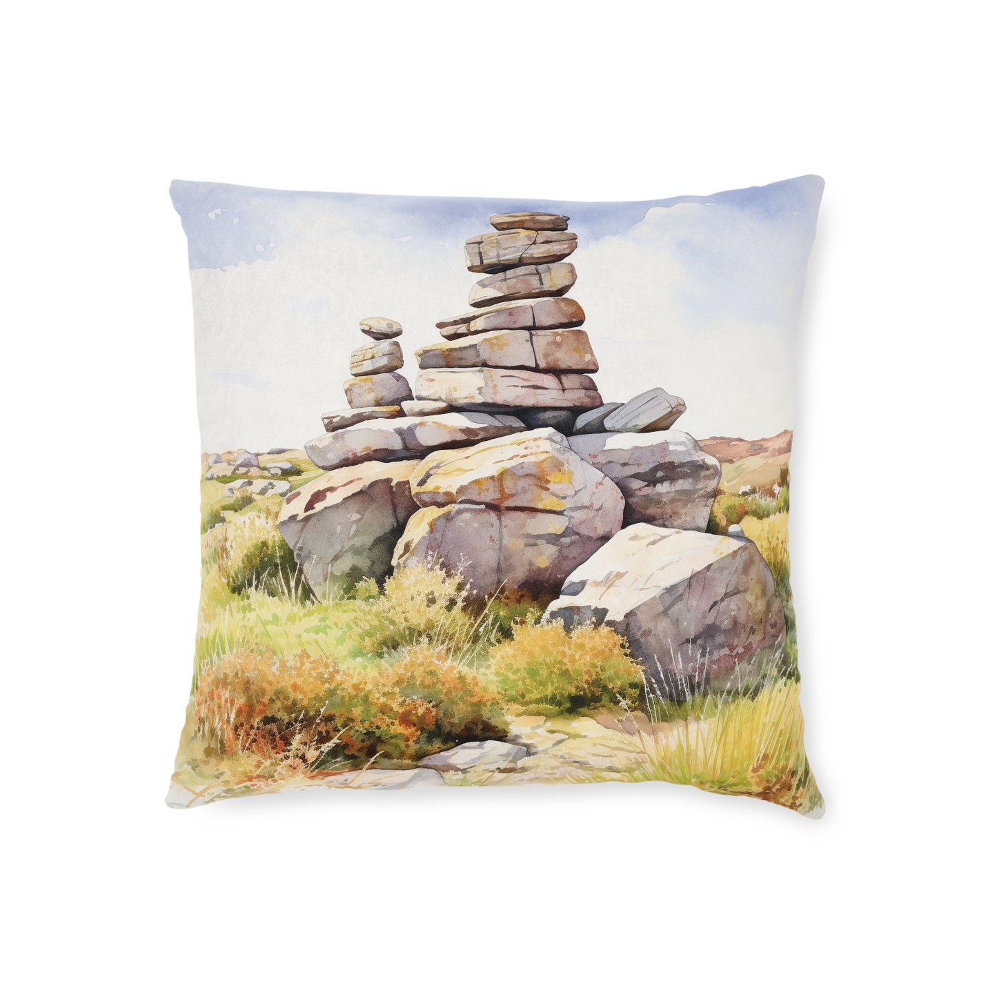 Cornwall - Square Pillow - UK