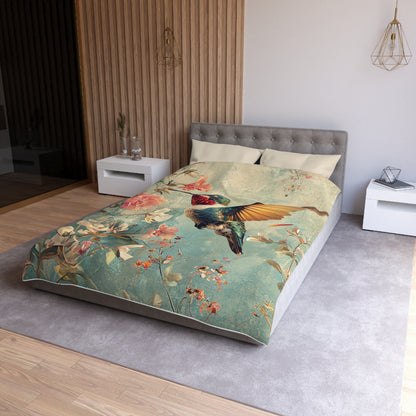 Beautiful Hummingbird  - Microfiber Duvet Cover USA and UK