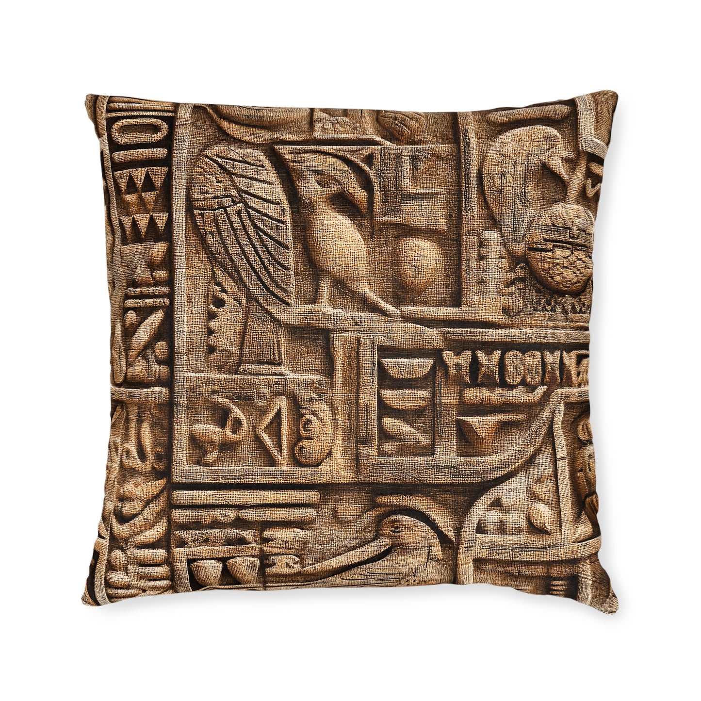 Ancient Egyptian Sandstone Love Letter - Square Pillow - UK