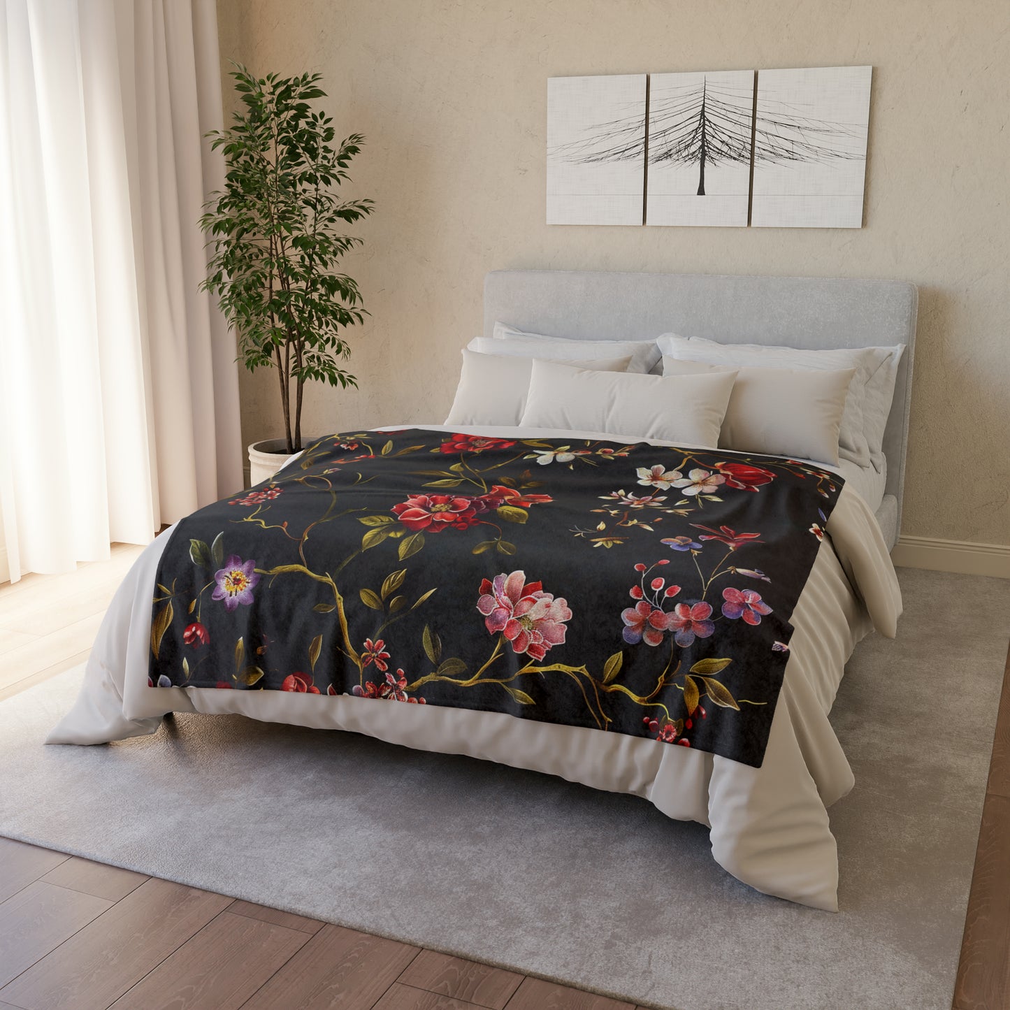 Chinoiseries #a13 - Soft Polyester Blanket