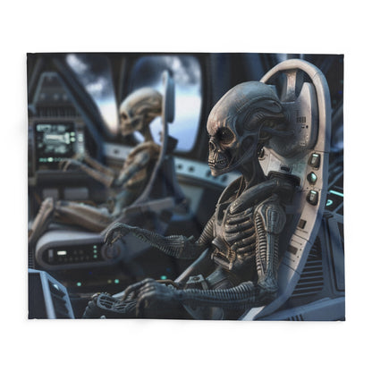Alien Pilots - Arctic Fleece Blanket - USA