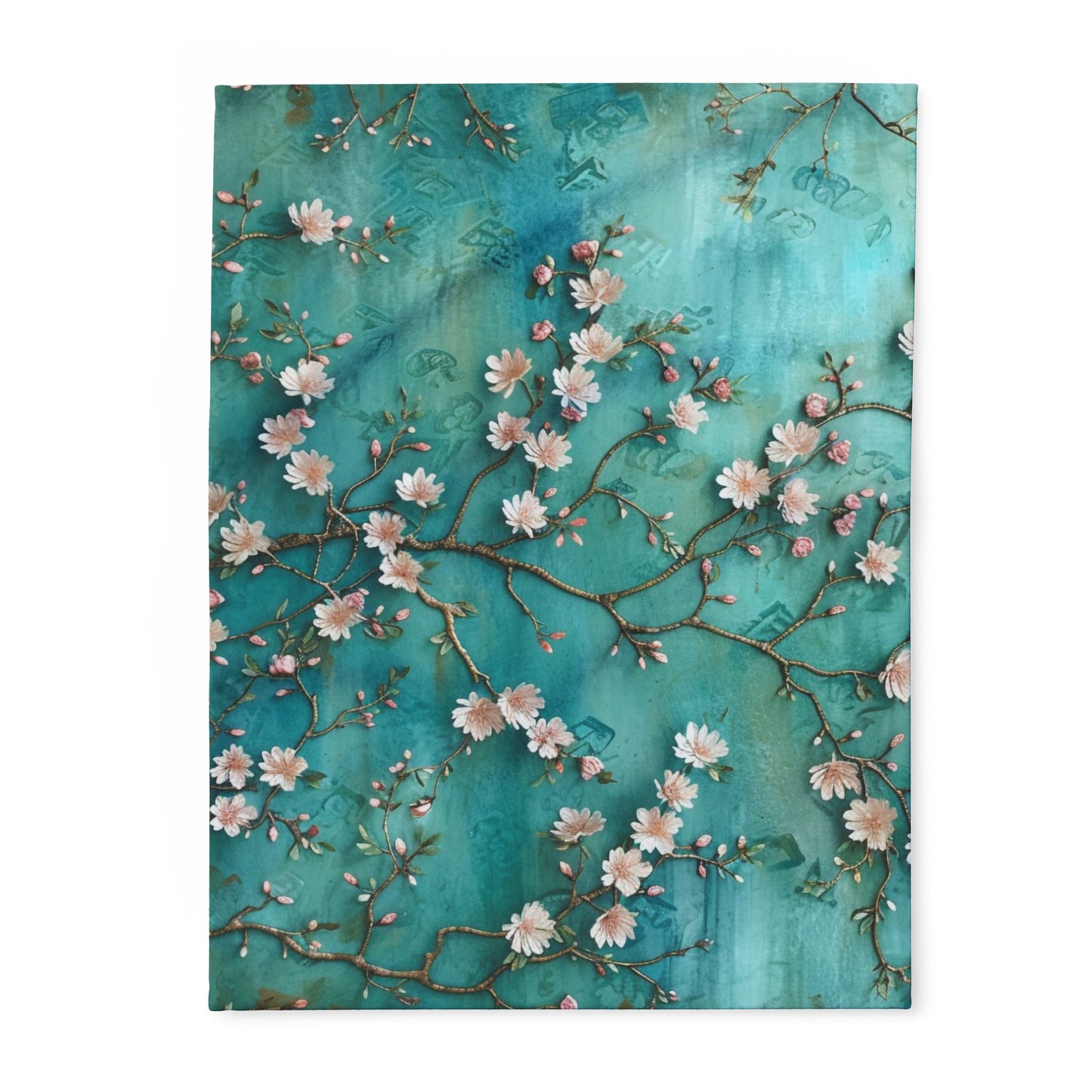 Floral Arctic Fleece Blanket - UK, EU